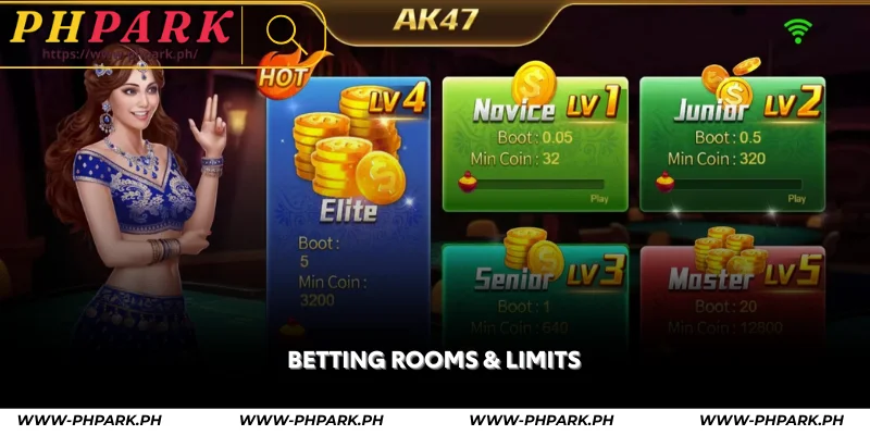 AK47 Card Game – Experience the Thrill at PHPARK Poker 2 betting rooms & limits