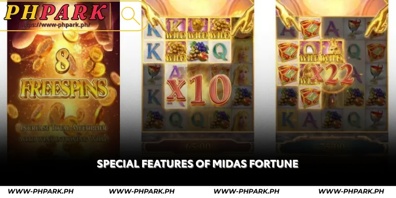 special features of midas fortune