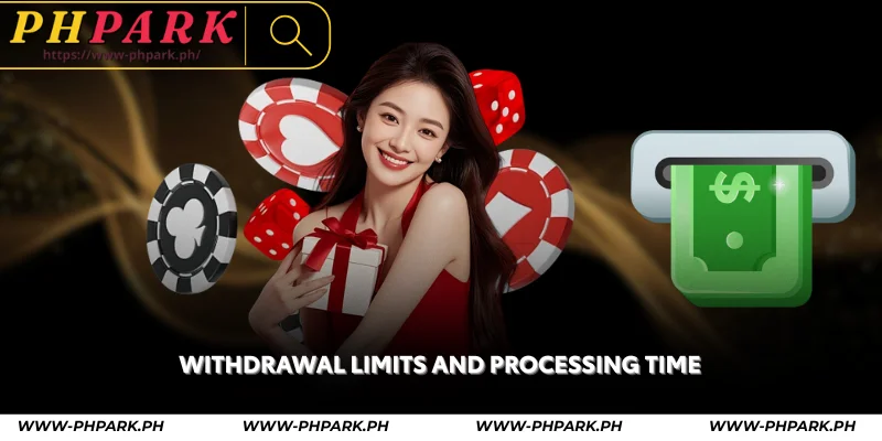 withdrawal limits and processing time